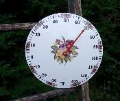 Thermomtre maill rond bomb dco penses thermomtre  aiguille