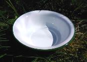 Plat émaillé blanc petit prix 20 cm: vaisselle émaillée 