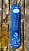 Thermomètre Ricard émaillé extérieur Pub Déco 30 cm bleu, garanti en émail