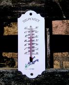 Petit thermomètre émaillé brin de lavande thermomètre extérieur décoratif 