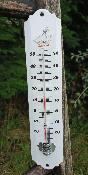 Thermomtre extrieur maill Oies Noeud bleu 25 cm Armail Emalia 