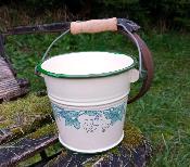 Petit seau maill dco vintage ide cuisine dco vaisselle maille
