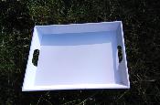 Grand plateau mlamine blanc made In Italie la qualita!