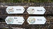 4 plaques mailles canard toilettes bains chambre cuisine mail et cetera