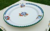 Grand plateau maill blanc vaisselle maille dco originale cuisine