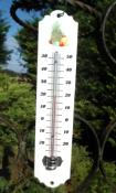 Thermomtre Fruit dcoratif maill: thermomtre mail extrieur Ananas