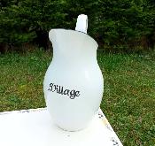 Broc Pichet émaillé Au Village, vaisselle émaillée déco Vintage
