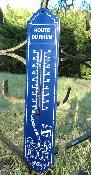 Thermomètre métal émaillé bleu Route du Rhum: thermomètre émail 30 cm