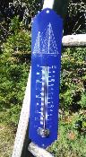 Thermomètre extérieur émaillé voilier Pen Duick bleu 30 cm 