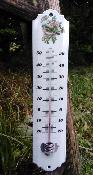 Thermomtre mtal maill dcoratif 25 cm Oiseaux Armail Emalia