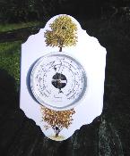 Baromtre plaque maille arbre d'automne 100% made in France