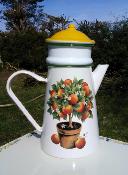 Cafetière émaillée à filtre fruits tous feux 1,5L Arémail Emalia