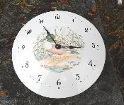 Horloge maille bombe ronde Canard dcoration Vintage