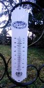 Thermomètre émaillé publicitaire Travaux publics Val Loire 30 cm