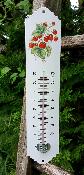 Thermomtre mural maill dcoratif 30 cm Fraises Armail Emalia