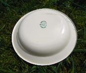 Assiette émaillée  déco coquelicot  vaisselle émaillée émail et cetera