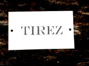 Plaque maille Tirez, plaque mail traditionnel de qualit 