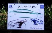 Plaque maille automobile Peugeot 407 Paulstra rare affaire