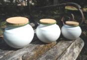 Pot maill vert ple vaisselle maille pot salle de bain lot de 3