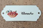 Plaque maille Chambre vintage, plaque mail et cetera cerises