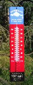 Plaque émaillée ancien thermomètre émaillé Lait Mont Blanc 45 cm