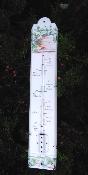 Thermomètre jardin émaillé Lierre 50 cm: brocante émail et cetera