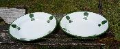 2 assiettes mailles Jardin vaisselle mail et cetera